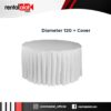 Meja Bundar (120) + Cover